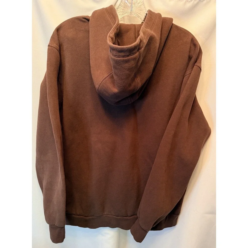 Lululemon Men's Medium Steady State Hoodie Sweatshirt Pullover Brown Athletic - Picture 6 of 9